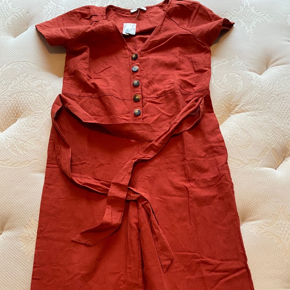 Madewell Linen Jumpsuit